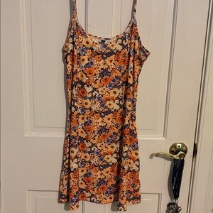 H&M Floral Dress - Orange and Purple